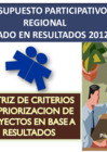 Vista preliminar de documento Matriz de Criterios de Priorización de Proyectos en base a Resultados