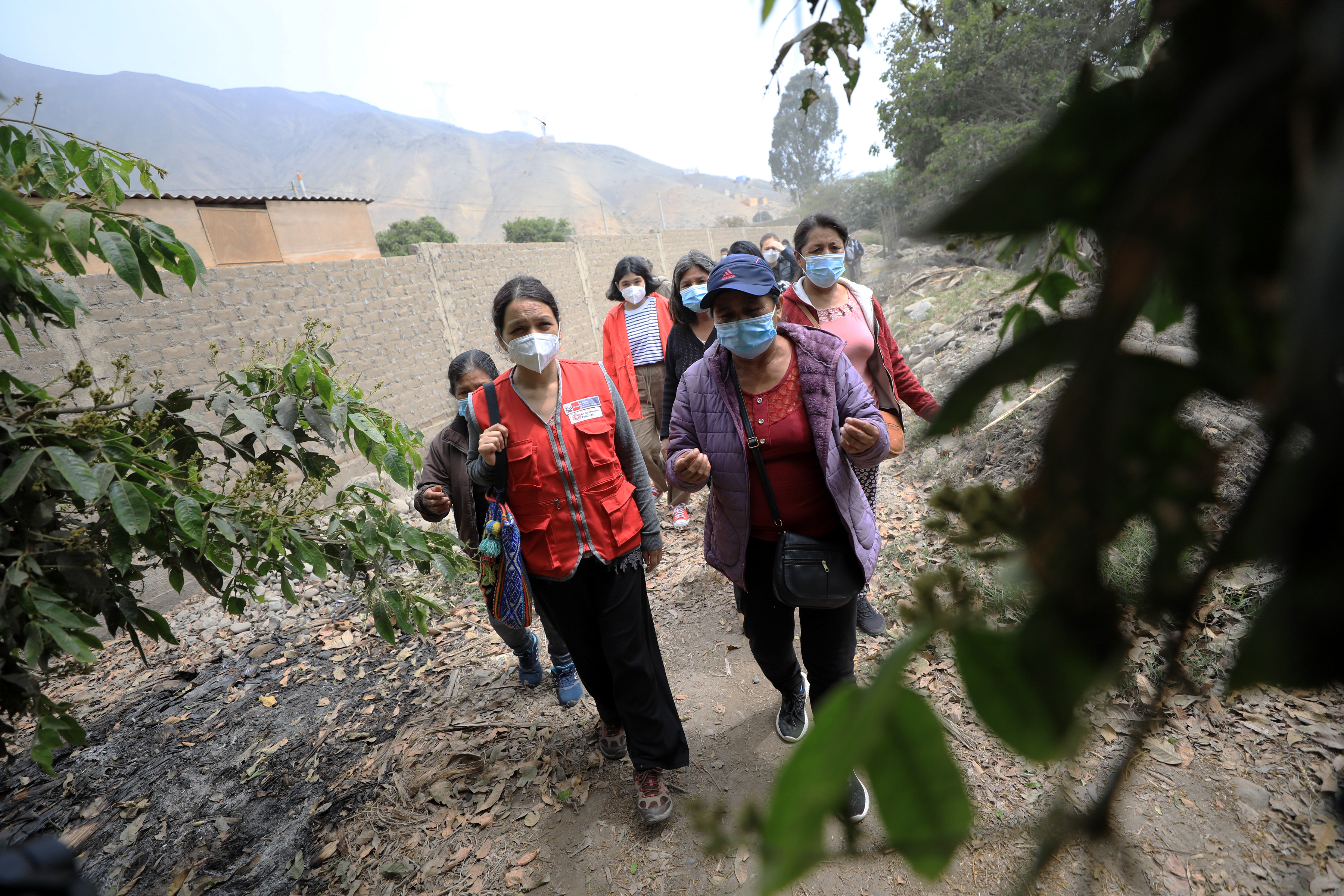 Ministra Anahí Durand visitó a las agricultoras ecológicas del valle de Lurín