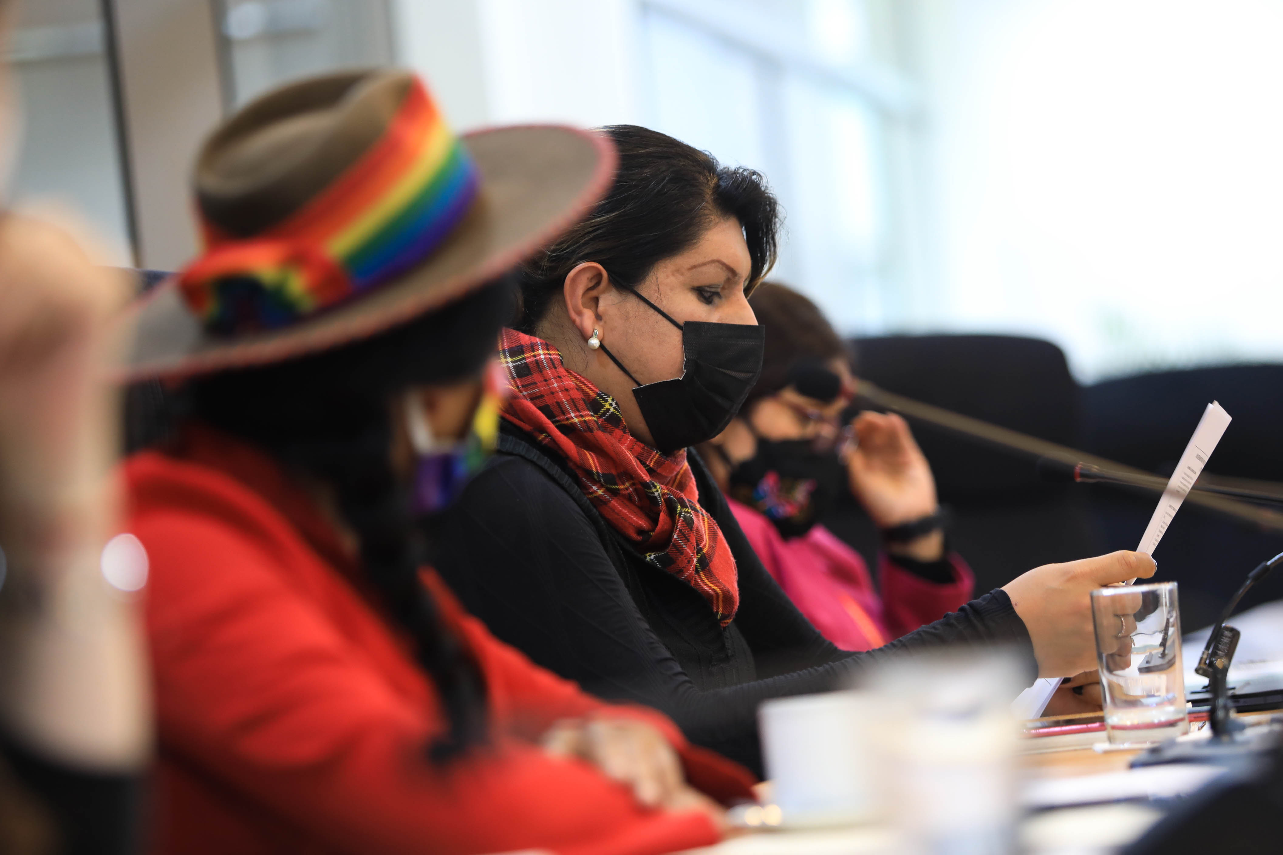 Ministra de la Mujer se reúne con organización TRANSformar