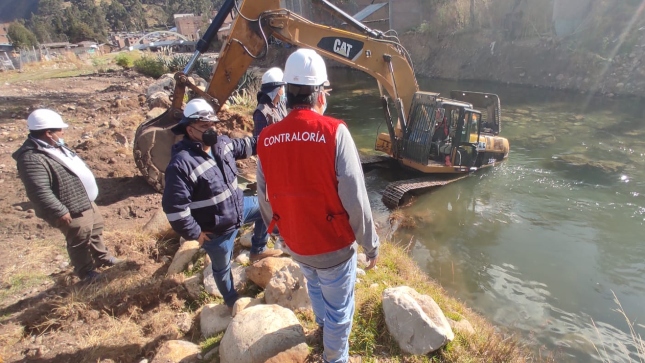 CGR advirtió a municipalidad distrital de Baños riesgos en la ejecución de obra de defensa ribereña
