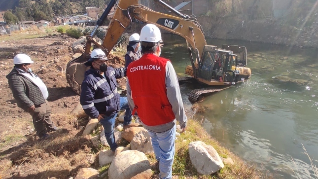 CGR advirtió a municipalidad distrital de Baños riesgos en la ejecución de obra de defensa ribereña