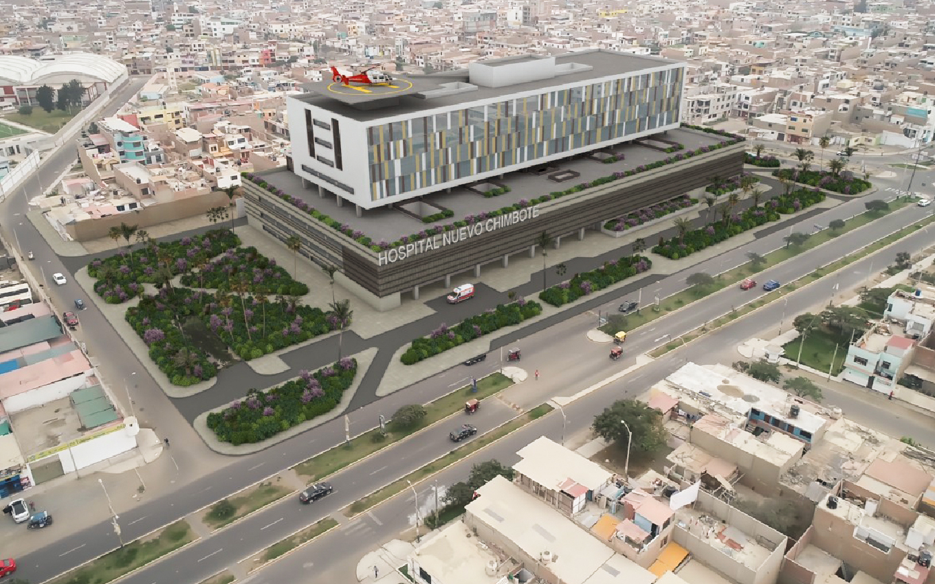 Foto facha Hospital Nuevo Chimbote