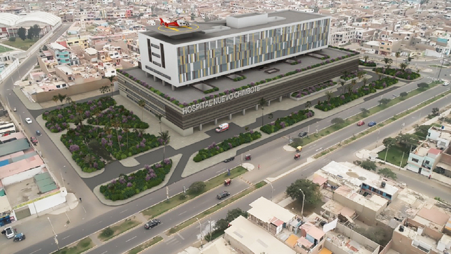Foto facha Hospital Nuevo Chimbote
