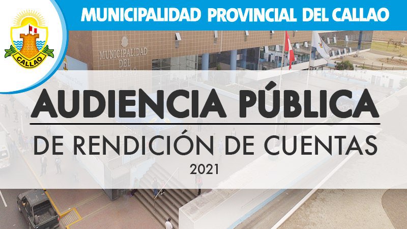 Convocamos a los vecinos a la Audiencia Pública de Rendición de Cuentas 2021 que se realizará el 9 de diciembre a las 10 de la mañana