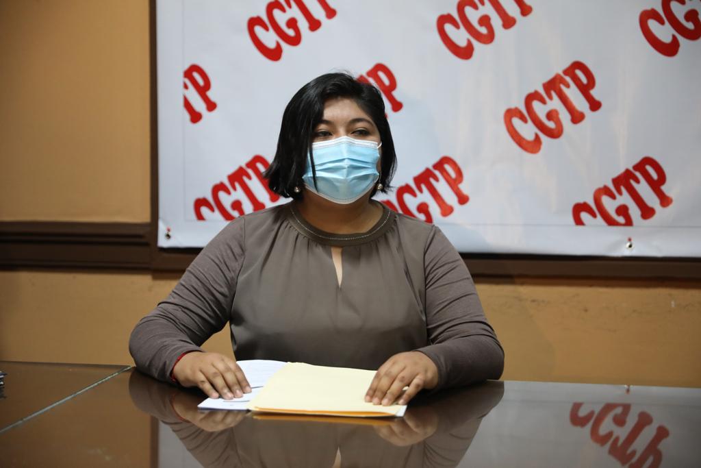 Ministra Betssy Chevez en mesa bilateral con la CGTP