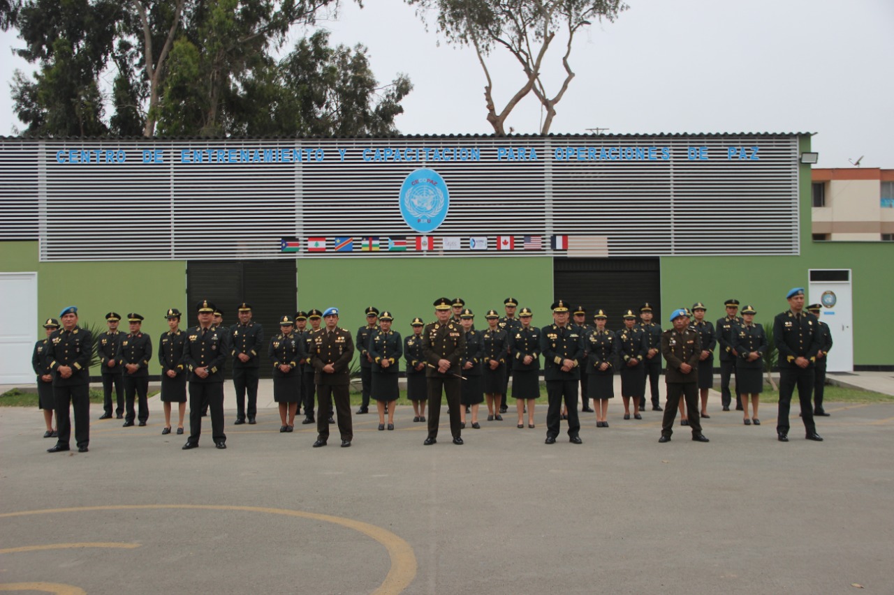 CECOPAZ capacita a policías peruanos para misiones de paz de las Naciones Unidas