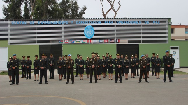 CECOPAZ capacita a policías peruanos para misiones de paz de las Naciones Unidas