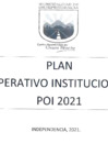 Vista preliminar de documento 2021 - Plan Operativo Institucional