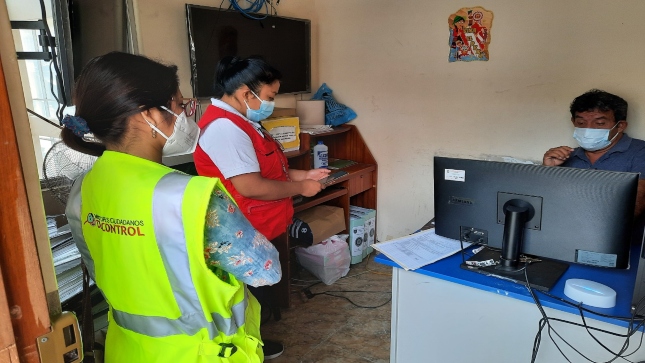 Auditores visitan central de monitoreo de cámaras de videovigilancia en Sechura - Piura