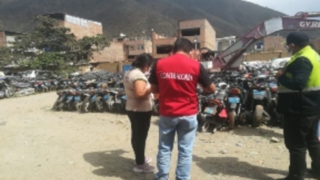 Contraloría: Depósitos de vehículos de la Municipalidad de Huánuco no cumplen condiciones de seguridad