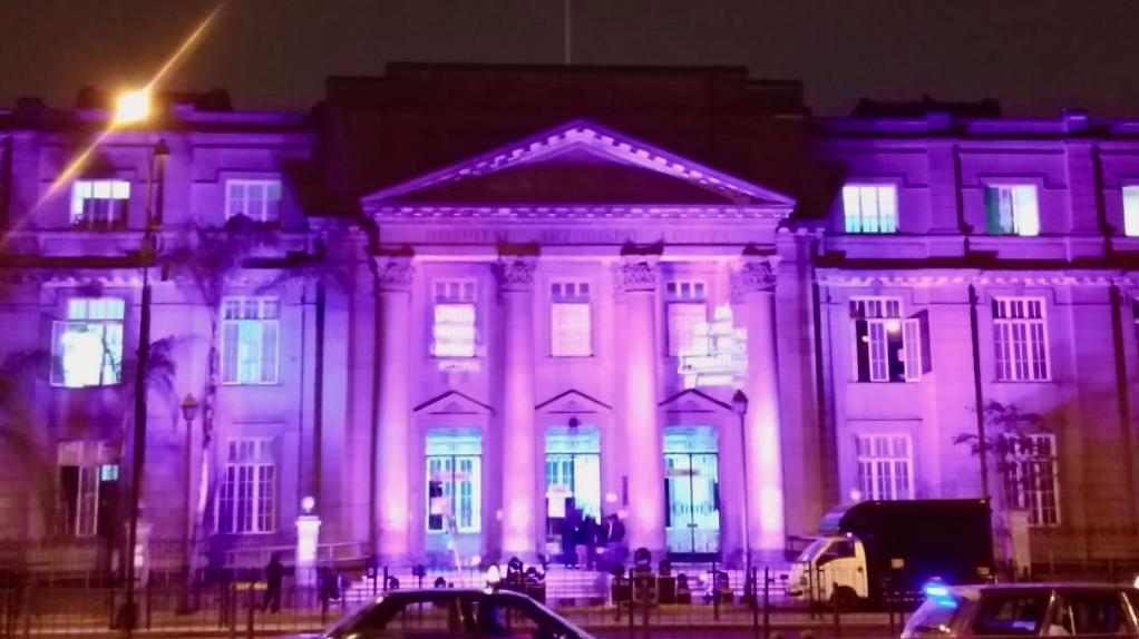 Sede del Minsa y otros establecimientos de salud se iluminaron de morado por Día Mundial del Niño Prematuro