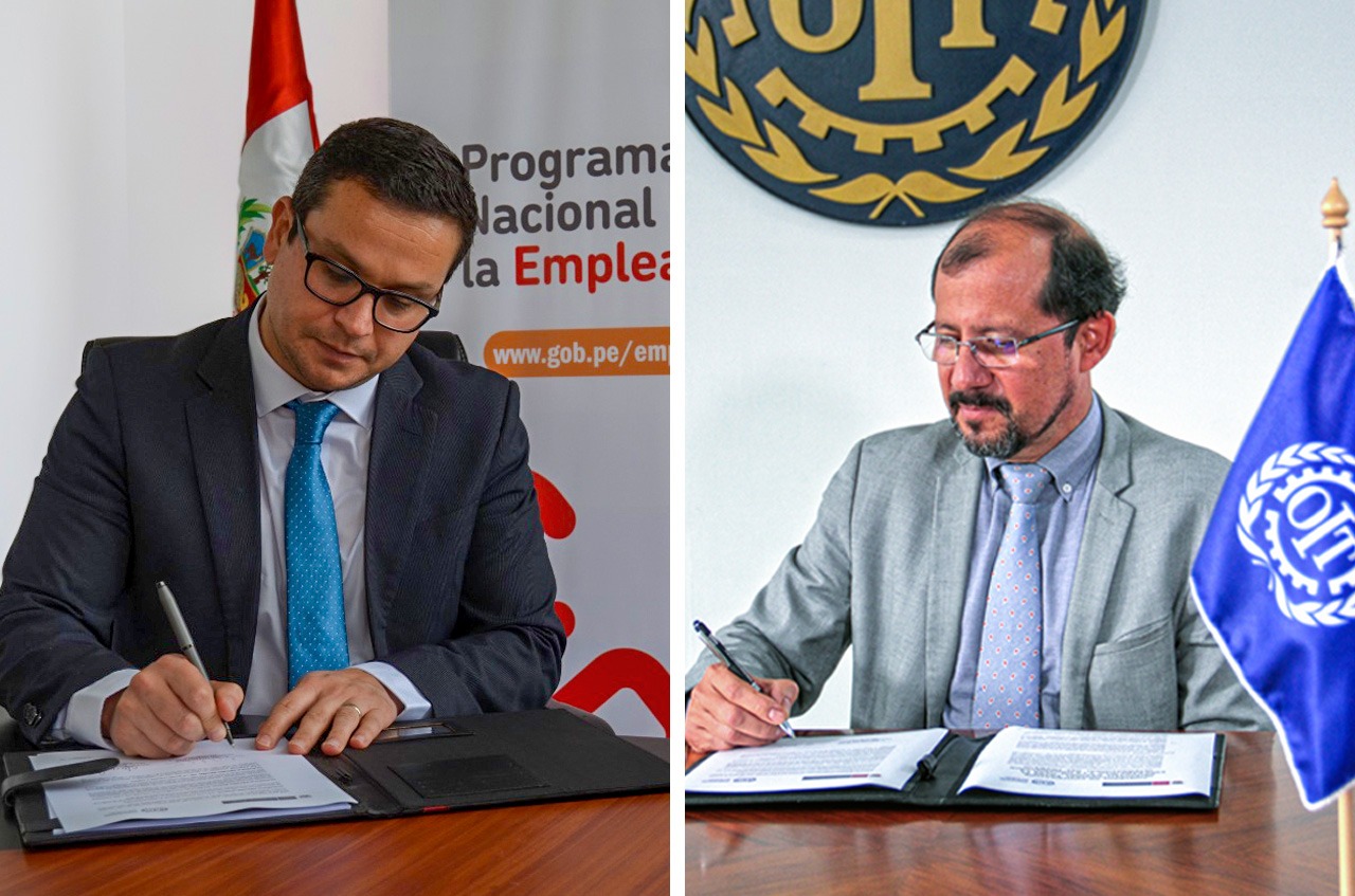 El Ministerio de Trabajo y Promoción del Empleo (MTPE) suscribió convenio con la Organización Internacional del Trabajo (OIT) para mejorar la empleabilidad de personas en situación de pobreza y vulnerabilidad con la finalidad de contribuir a la reactivación económica del país. 