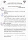 Vista preliminar de documento Ordenanza Municipal N° 009-2015-MDLA/A
