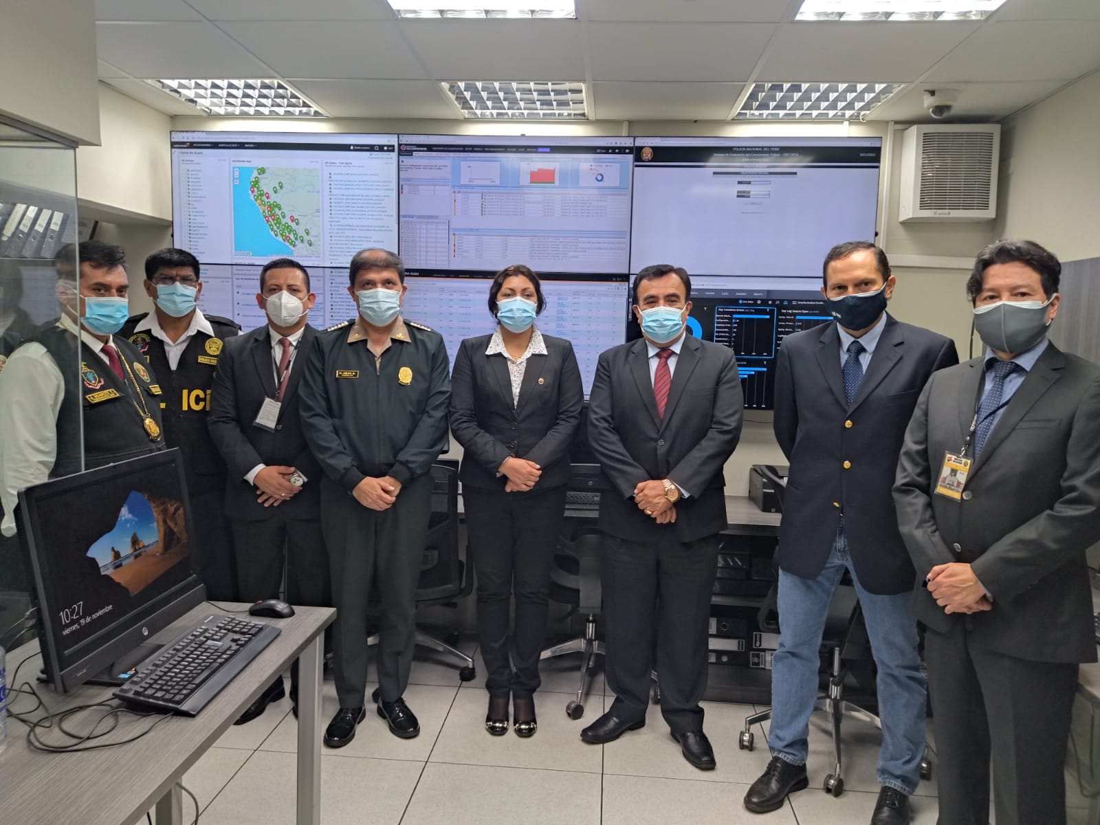 Mininter potencia tecnología policial para enfrentar inseguridad ciudadana.