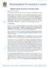 Vista preliminar de documento RESOLUCION DE ALCALDIA Nª 33