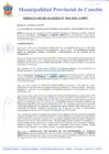 Vista preliminar de documento RESOLUCION DE ALCALDIA Nº 62