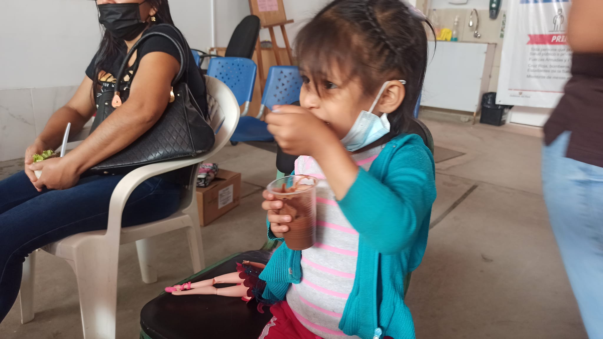 Sesión demostrativa de preparación de alimentos ricos en hierro