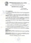 Vista preliminar de documento Decreto de Alcaldía N° 001-2009-MDLA