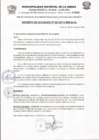 Vista preliminar de documento Decreto de Alcaldía N° 005-2014-MDLA/A