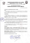 Vista preliminar de documento Decreto de Alcaldía N° 002-2017-MDLA/A
