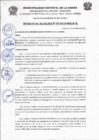 Vista preliminar de documento Decreto de Alcaldía N° 003-2016-MDLA/A