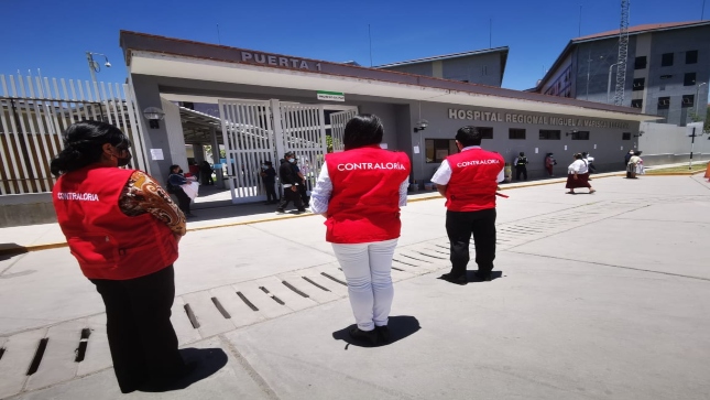 Contraloría ejecuta servicios de control posterior al Hospital Regional de Ayacucho