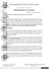 Vista preliminar de documento Ordenanza Municipal Nº 167-2016-MDP/C