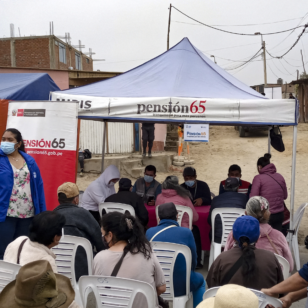 Servicio social de Pensión 65

