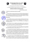 Vista preliminar de documento Acuerdo de Concejo N°033-2021-MDLA/CM