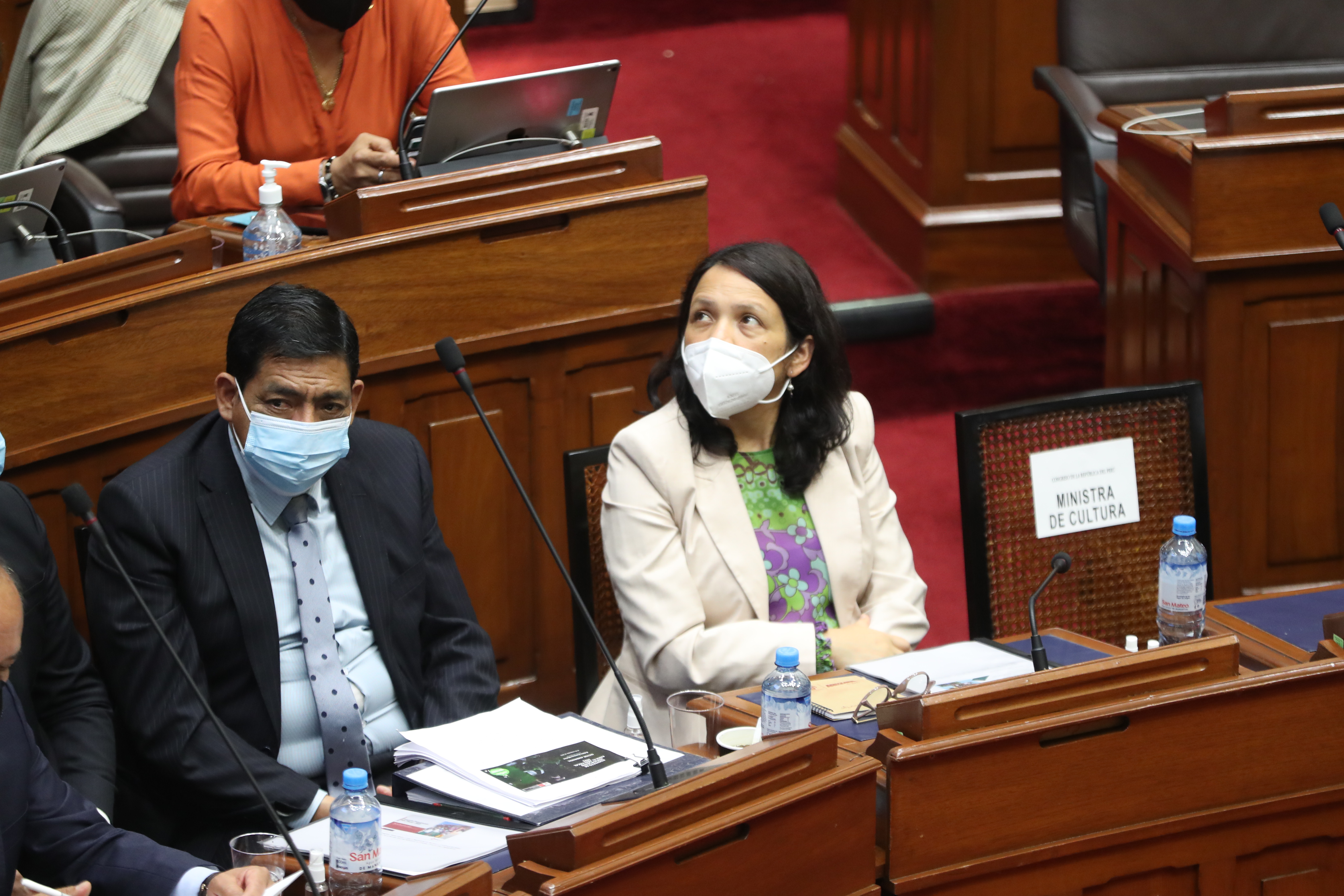 Anahí Durand en el Congreso de la República