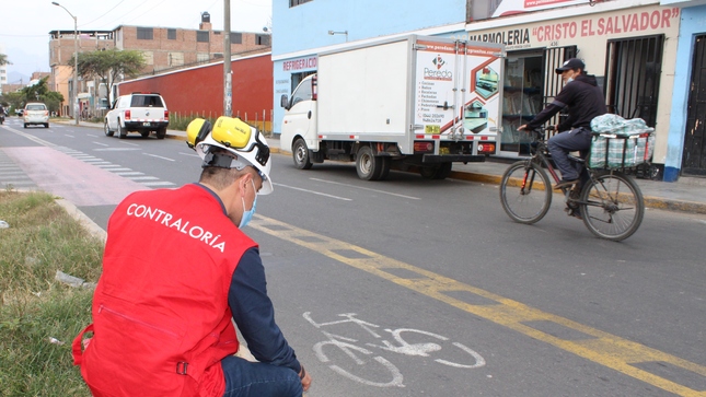 Contraloría General detectó que la inversión en la red de ciclovías de Trujillo fue sobrevalorada en más de medio millón de soles, debido al sobredimensionamiento de materiales en una de sus partidas.