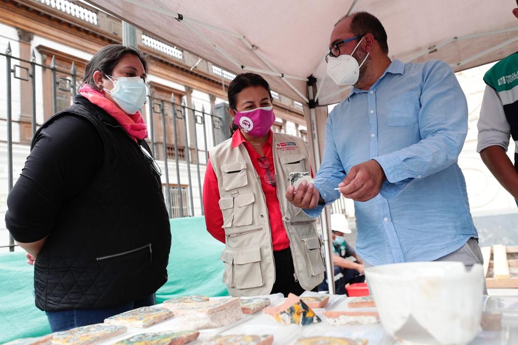 Ministra de Cultura inspeccionó Cajamarquilla y Convento San Francisco