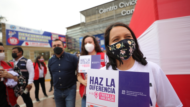 Haz la diferencia, frena la violencia.
