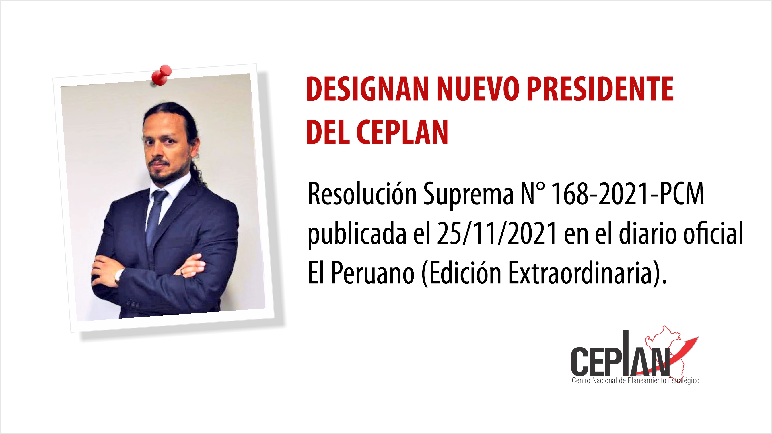 Designan nuevo presidente del Ceplan