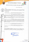 Vista preliminar de documento Resolución de alcaldía