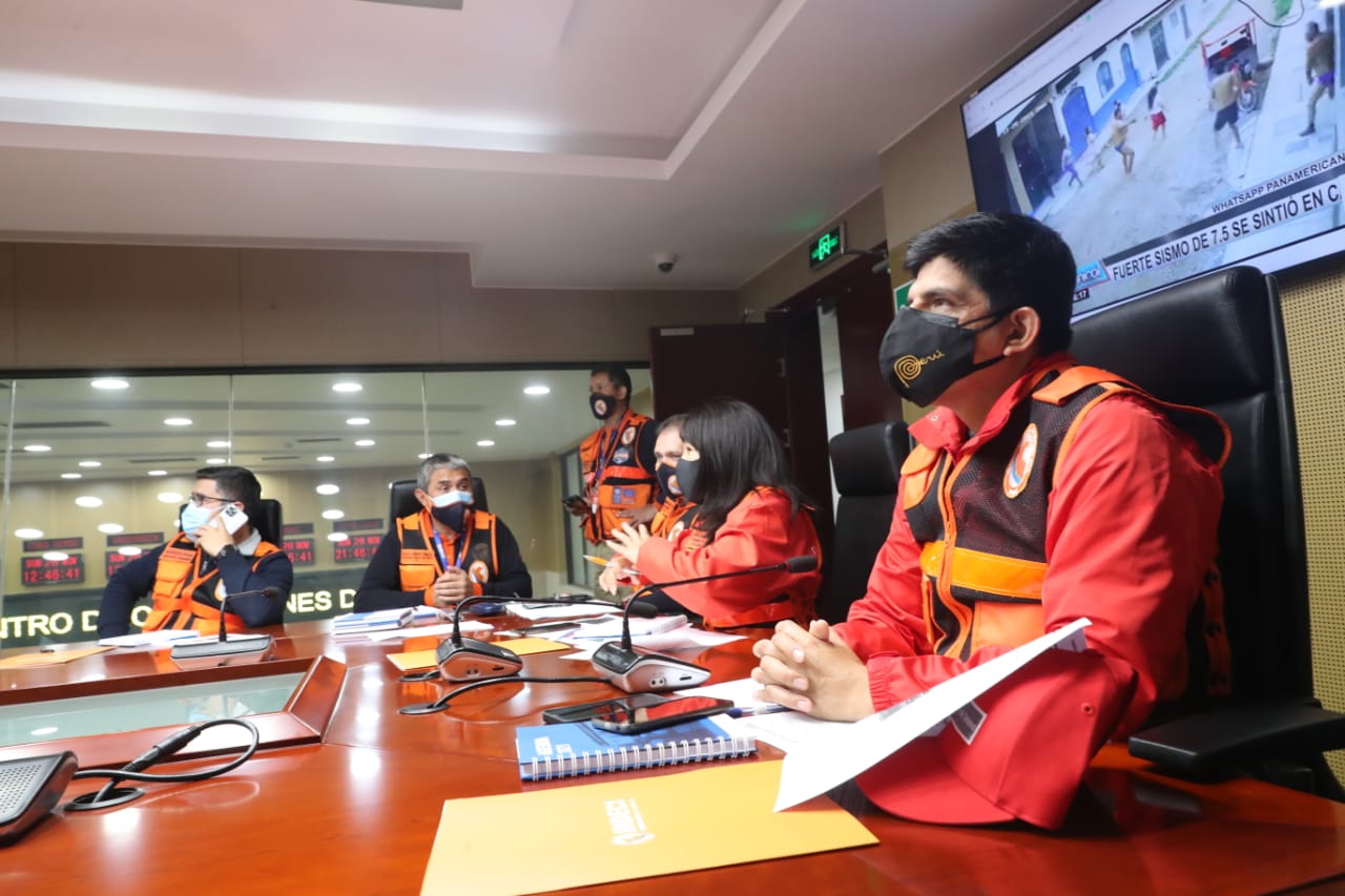 Reunión de trabajo Inter sectorial para brindar apoyo a la población de Amazonas
