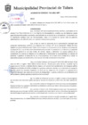 Vista preliminar de documento Acuerdo de Concejo N° 0007-01-2021-MPT