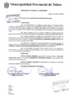 Vista preliminar de documento Resolución de alcaldía N° 0011-01-2019-MPT