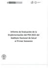 Vista preliminar de documento informe de evaluacion POI 2021 I SEMESTRE