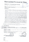 Vista preliminar de documento Resolución de alcaldía N° 0609-07-2017-MPT