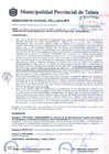 Vista preliminar de documento Resolución de alcaldía N° 0776-11-2016-MPT