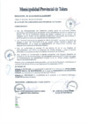 Vista preliminar de documento Resolución de alcaldía N° 0032-01-2016-MPT
