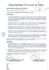 Vista preliminar de documento Resolución de alcaldía N° 0671-010-2016-MPT