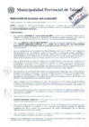 Vista preliminar de documento Resolución de alcaldía N° 0699-010-2016-MPT