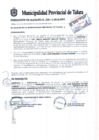Vista preliminar de documento Resolución de alcaldía N° 0736-11-2016-MPT