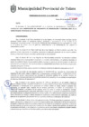 Vista preliminar de documento Ordenanza municipal N° 0011-11-2020-MPT