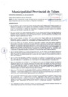 Vista preliminar de documento Ordenanza municipal N° 0020-12-2016-MPT