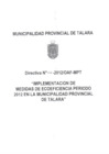 Vista preliminar de documento Directiva N° 0002-01-2012-MPT