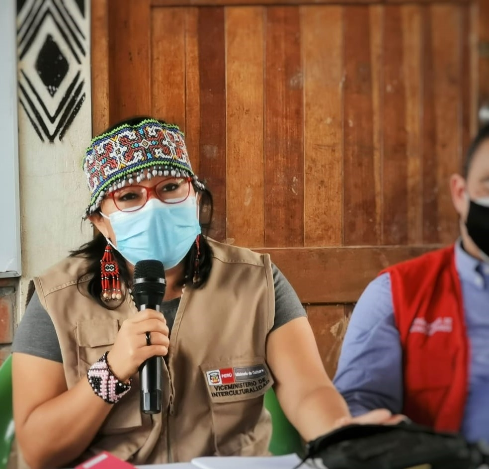 Viceministra de Interculturalidad destaca creación de Mesa regional de Ucayali para protección de los defensores y defensoras indígenas