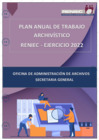Vista preliminar de documento Plan Anual de Trabajo Archivístico RENIEC – Ejercicio 2022